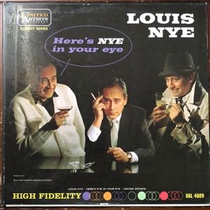 Louis Nye Here Is Nye In Your Eye Vinyl Lp '61